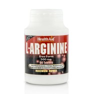 Health Aid L-Arginine Αργινίνη 500mg για Παραγωγή Ενέργειας στους Μύες 60tabs