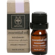 Apivita Rosemary Essential Oil Πολυχρηστικό Αιθέριο Έλαιο Αρωματοθεραπείας από Δενδρολίβανο που Ενισχύει την Μνήμη & Συγκέντρωση 5ml