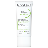 Bioderma Sebium Sensitive Face Cream Καταπραϋντική, Ενυδατική Κρέμα Προσώπου για την Ευαίσθητη Επιδερμίδα με Τάση Ακμής 30ml