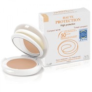 Avene High Protection Compact Spf50 Sable Make-up με Υψηλή Αντηλιακή Προστασία & Μακιγιάζ του μη Ανεκτικού Δέρματος του Προσώπου 10gr