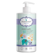 Pharmasept Baby Care Mild Bath 3m+ Βρεφικό Αφρόλουτρο για Σώμα - Μαλλιά Χωρίς Αλκάλια ή Σαπούνι με Ουδέτερο pH 1L