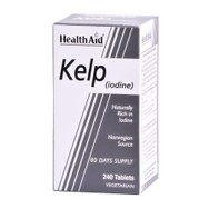Health Aid Kelp (iodine) Ιώδιο 150μg Από Νορβηγικά Φύκια για Φυσική Λήψη Ιωδίου 240tabs