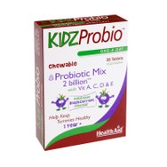 Health Aid Kidz Probio Εξαιρετική Σύνθεση Προβιοτικών 2 Δις Υψηλών Προδιαγραφών για Παιδιά 30 Μασώμενες Ταμπλέτες