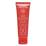 Apivita Bee Sun Safe Hydra Fresh Face Gel-Cream With Marine Algae & Propolis Spf50, Light Texture 50ml