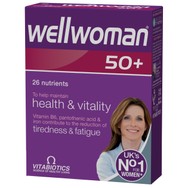 Vitabiotics Wellwoman 50+ Συμπλήρωμα Διατροφής Ειδικά Σχεδιασμένο για Γυναίκες Άνω των 50 Ετών 30tabs