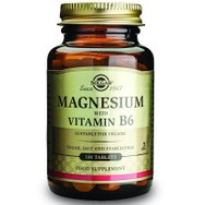 Solgar Magnesium + Β6 Συμπλήρωμα Διατροφής που Καταπολεμά τις Ημικρανίες & Μειώνει τις Περιπτώσεις Κράμπας 100 tablets