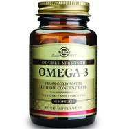 Solgar Omega-3 Double Strength Συμπλήρωμα Διατροφής που Προστατεύει το Καρδιαγγειακό Σύστημα Softgels