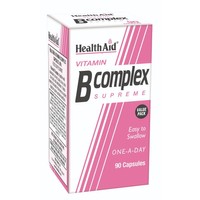 Health Aid Vitamin B Complex 90caps - Συμπλήρωμα Διατροφής με Σύμπλεγμα Βιταμινών Β για Υγιές Νευρικό Σύστημα