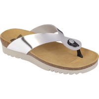 Scholl Shoes Kenna Ασημί Γυναικεία Ανατομικά Παπούτσια Χαρίζουν Σωστή Στάση & Φυσικό Χωρίς Πόνο Βάδισμα 1 Ζευγάρι