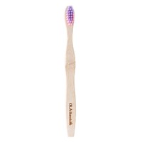 OLABamboo Kids Toothbrush Soft 1 Τεμάχιο - Μωβ / Ροζ - Μαλακή Παιδική Οδοντόβουρτσα από 100% Μπαμπού