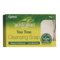 Optima Australian Tea Tree Antiseptic Cleansing Soap Παρέχει Βαθύ Καθαρισμό Και Αντισηπτική Προστασία 90gr - Σαπούνι Καθαρισμού με Τεϊόδεντρο για Βαθύ Καθαρισμό & Αντισηπτική Προστασία