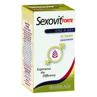 Health Aid Sexovit Forte 30tabs - Συμπλήρωμα Διατροφής για Αύξηση της Libido για Γυναίκες & Άνδρες