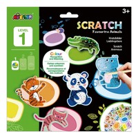 Avenir Scratch Favourite Animals Level 1, 3+ Years Κωδ 60762, 1 Τεμάχιο - Παιδικό Εκπαιδευτικό Παιχνίδι από 3 Ετών