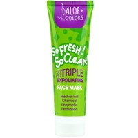 Aloe+ Colors So Fresh So Clean Triple Exfoliating Face Mask 60ml - Απολεπιστική Μάσκα Προσώπου Τριπλής Δράσης με Άργιλο