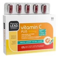 Pharmalead Vitamin C Plus 1500mg Food Supplement 30tabs - Συμπλήρωμα Διατροφής με Σύμπλεγμα Βιταμινών που Συμβάλλουν στη Φυσιολογική Λειτουργία του Ανοσοποιητικού Συστήματος