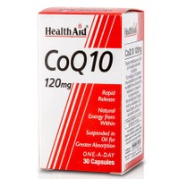 Health Aid CoQ10 120mg 30caps - Συμπλήρωμα Διατροφής Απελευθέρωσης Ενέργειας με Αντιοξειδωτικές Ιδιότητες
