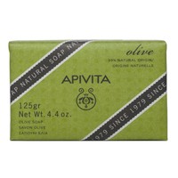 Apivita Natural Soap With Olive 125g - Φυτικό Σαπούνι με Ελιά με Θρεπτικές Ιδιότητες, Ιδανικό για την Ξηρή Επιδερμίδα