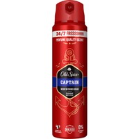 Old Spice Captain Deodorant Body Spray 150ml - Αποσμητικό Σπρέι Σώματος για Άνδρες 48ωρης Προστασίας