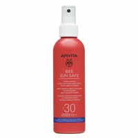 Apivita Bee Sun Safe Hydra Melting Ultra-Light Face & Body Spray With Marine Algae & Propolis Spf30, 200ml - Ενυδατικό Αντηλιακό Spray Ελαφριάς Υφής Υψηλής Προστασίας για Πρόσωπο & Σώμα με Θαλάσσια Φύκη & Πρόπολη