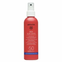Apivita Bee Sun Safe Hydra Melting Ultra-Light Face & Body Spray With Marine Algae & Propolis Spf50, 200ml - Ενυδατικό Αντηλιακό Spray Ελαφριάς Υφής Υψηλής Προστασίας για Πρόσωπο & Σώμα με Θαλάσσια Φύκη & Πρόπολη