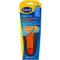 Scholl GelActiv Work Shoes 1 Ζευγάρι - Large Νο 40-46,5 - Ανατομικοί Πάτοι για Υποδήματα Εργασίας & Συνεχούς Στήριξης για Άτομα σε Πολύωρη Ορθοστασία