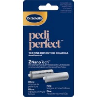 Dr. Scholl's Pedi Perfect Recharge NanoTech Replacement Head 2 Τεμάχια - Ανταλλακτικές Κυλινδρικές Κεφαλές για Ηλεκτρική Λίμα Ποδιών που Αφαιρούν το Σκληρό Δέρμα Λειαίνουν & Γυαλίζουν