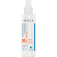 Froika Aquatouch Sunscreen Family Spf50+ Spray 250ml - Αντηλιακό Σπρέι Προσώπου & Σώματος Λεπτόρρευστης Υφής Πολύ Υψηλής Προστασίας Ανθεκτικό στο Νερό, Κατάλληλο για Όλη την Οικογένεια