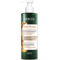 Vichy Dercos Nutrients Nutri Protein Shampoo Θρεπτικό Αναδομητικό Σαμπουάν για Ξηρά Ταλαιπωρημένα Μαλλιά 250ml