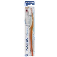 Inaden Elegance Medium Toothbrush 1 Τεμάχιο - Πορτοκαλί - Μέτρια Οδοντόβουρτσα για Βαθύ Καθαρισμό με Εργονομικό Σχήμα