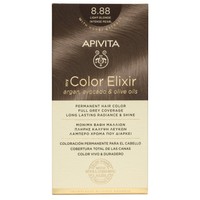Apivita My Color Elixir Permanent Hair Color 1 Τεμάχιο - 8.88 Ξανθό Ανοιχτό Έντονο Περλέ - Μόνιμη Βαφή Μαλλιών Χωρίς Αμμωνία που Σταθεροποιεί & Σφραγίζει το Χρώμα