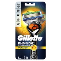 Gillette Fusion 5 Proglide Flexball Power 1 Τεμάχιο - Ξυριστική Μηχανή που Προσαρμόζεται στις Καμπύλες του Προσώπου για Καλύτερο Αποτέλεσμα