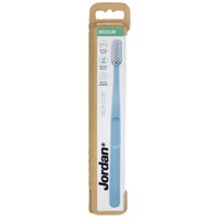 Jordan Green Clean Medium Toothbrush 1 Τεμάχιο - Μπλε - Bio Eco Χειροκίνητη Οδοντόβουρτσα Μέτρια, με Βιολογικής Προέλευσης Ίνες