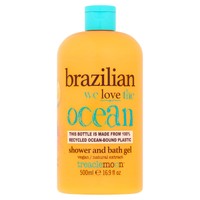 Treaclemoon Brazilian Love Shower & Bath Gel with Quarana Extract 500ml - Αναζωογονητικό & Ενυδατικό Αφρόλουτρο Σώματος με Εκχύλισμα Γκουαρανά