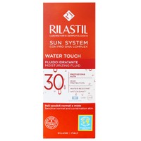 Rilastil Sun System Water Touch Moisturizing Face Fluid Spf30, 50ml - Λεπτόρρευστο Αντηλιακό Γαλάκτωμα Προσώπου, Υψηλής Προστασίας με Ενυδατική Δράση & Ματ Αποτέλεσμα, Ιδανικό για Ευαίσθητες, Κανονικές & Μεικτές Επιδερμίδες