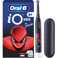 Oral-B iO Kids Spiderman 6+ Electric Toothbrush 1 Τεμάχιο - Ηλεκτρική Οδοντόβουρτσα με 3 Λειτουργίες Βουρτσίσματος & Χρονοδιακόπτη Μουσικής 2 Λεπτών για Παιδιά από 6 Ετών, & Θήκη Ταξιδίου