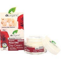 Dr Organic Organic Rose Otto Day Cream 50ml - Αντιγηραντική Κρέμα Ημέρας με Βιολογικό Έλαιο Τριαντάφυλλου Ιδανική για Ώριμες Επιδερμίδες