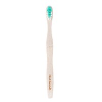 OLABamboo Kids Toothbrush Soft 1 Τεμάχιο - Τιρκουάζ / Άσπρο - Μαλακή Παιδική Οδοντόβουρτσα από 100% Μπαμπού