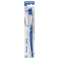 Inaden Crystal Medium Toothbrush 1 Τεμάχιο - Μπλε - Μέτρια Οδοντόβουρτσα για Βαθύ Καθαρισμό