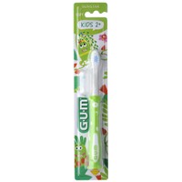 Gum Sunstar Kids 2 Years+ Soft Toothbrush 1 Τεμάχιο Κωδ 901 - Πράσινο - Παιδική Οδοντόβουρτσα με Βεντούζα Στερέωσης από 2 Ετών