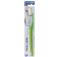 Inaden Elegance Medium Toothbrush 1 Τεμάχιο - Πράσινο - Μέτρια Οδοντόβουρτσα για Βαθύ Καθαρισμό με Εργονομικό Σχήμα