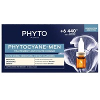 Phyto Phytocyane Anti-Hair Loss Treatment for Men 12vials x 3,5ml - Θεραπεία Κατά της Έντονης Ανδρικής Τριχόπτωσης Λόγω Κληρονομικότητας & Αραίωσης των Μαλλιών