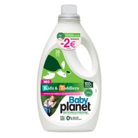 Baby Planet Kids & Toddlers Laundry Liquid Detergent for Children's Clothes 2204ml σε Ειδική Τιμή - Υγρό Απορρυπαντικό Παιδικών Ρούχων με Καθαριστικούς Παράγοντες Φυτικής Προέλευσης