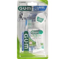 Gum Travel Kit 1 Τεμάχιο Κωδ 156 - Γαλάζιο - Set Ταξιδιού Στοματικής Υγιεινής