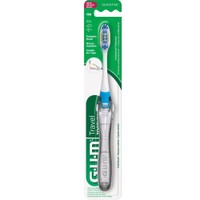 Gum Travel Soft Antibacterial Toothbrush Κωδ 158, 1 Τεμάχιο - Γαλάζιο - Αναδιπλούμενη Μαλακή Οδοντόβουρτσα Κατάλληλη για Χρήση σε Ταξίδια με Αντιβακτηριακές Ιδιότητες