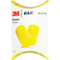 3M Classic Earplugs Κωδ PP-01-002, 1 Ζευγάρι - Ωτοασπίδες Αφρώδεις Κίτρινες