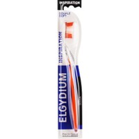 Elgydium Inspiration Soft Toothbrush 1 Τεμάχιο - Πορτοκαλί - Χειροκίνητη Μαλακή Οδοντόβουρτσα για Άνετο Καθαρισμό & στα πιο Δύσκολα Σημεία