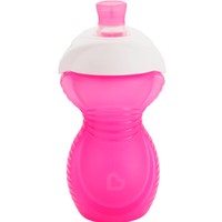 Munchkin Click Lock Bite Proof Sippy Cup 296ml - Ροζ - Παιδικό Κύπελλο με 