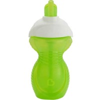 Munchkin Click Lock Flip Straw Cup 12m+, 296ml - Πράσινο - Εκπαιδευτικό Ποτήρι με Καλαμάκι