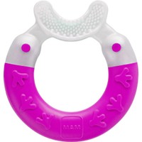 Mam Bite & Brush Teether 3m+ Μωβ 1 Τεμάχιο, Κωδ 560 - Πολυκρίκος Οδοντοφυΐας για Καθαρισμού Δοντιών & Μασάζ στα Ευαίσθητα Ούλα για Μωρά από 3 Μηνών