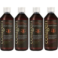 Σετ Collagen ProActive Πόσιμο Κολλαγόνο 2400ml (4x600ml) - 3 Λεμόνι + 1 Φράουλα - Συμπλήρωμα Διατροφής με Κολλαγόνο για το Δέρμα, Μαλλιά & Νύχια